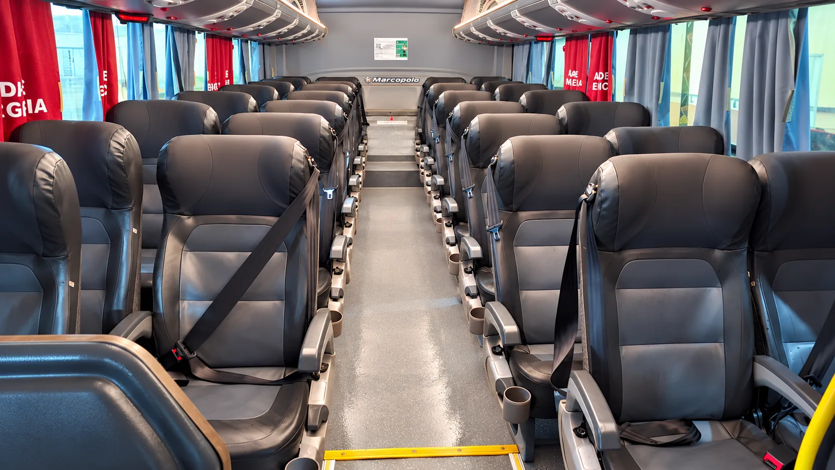 Interior de ônibus